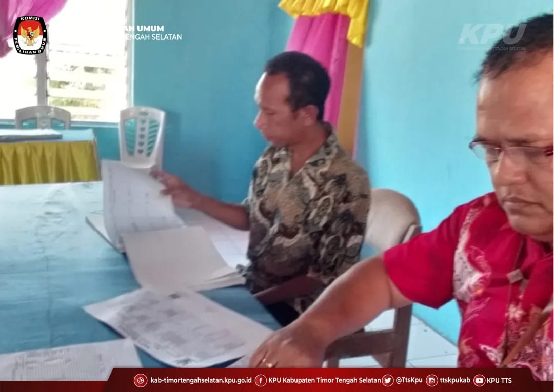 Coklit terbatas data pemilih berkelanjutan semester 2 tahun 2022 di Desa Oof Kecamatan Kuatnana
