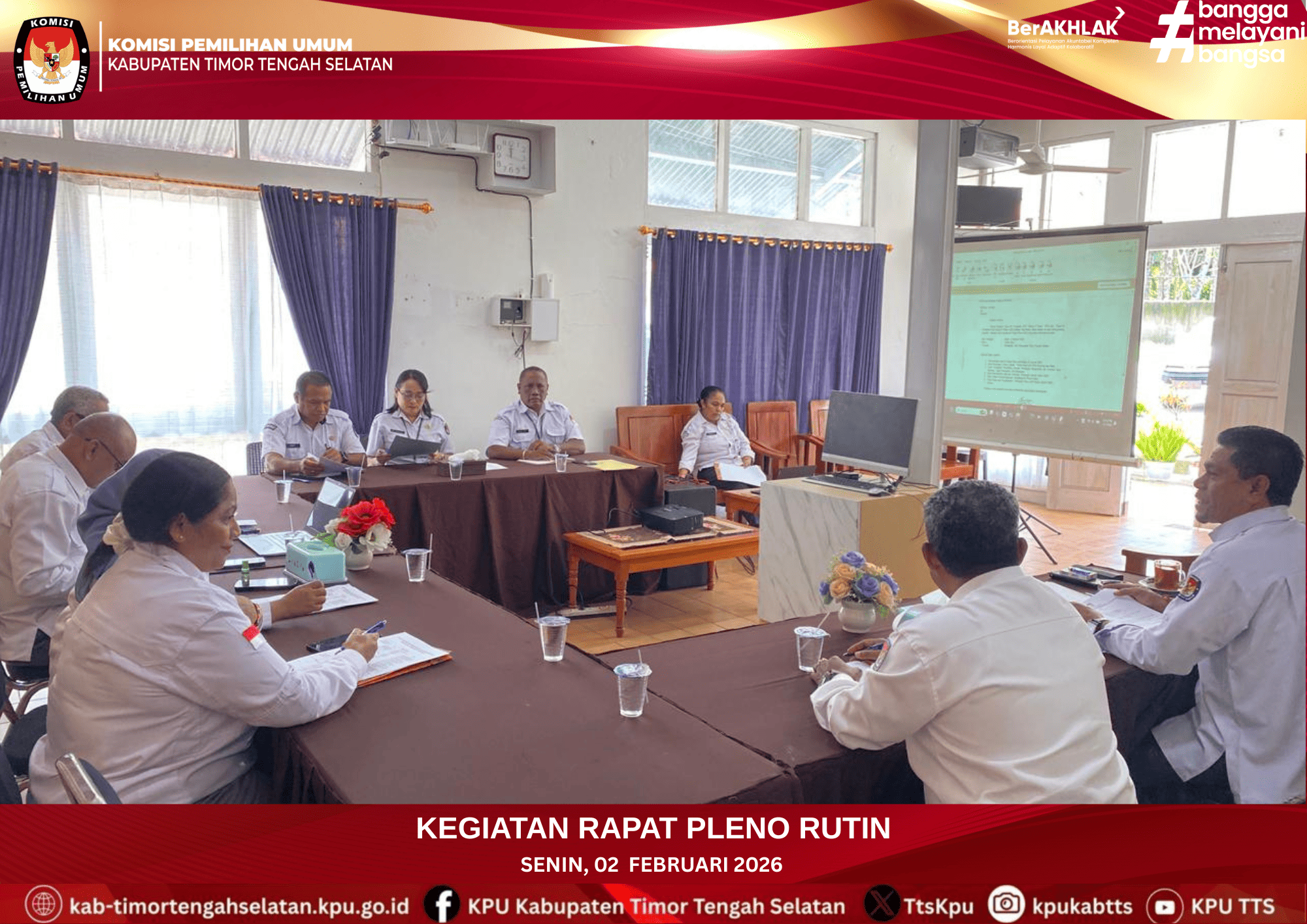 Pleno Rutin, pada tanggal, 02 Februari 2026