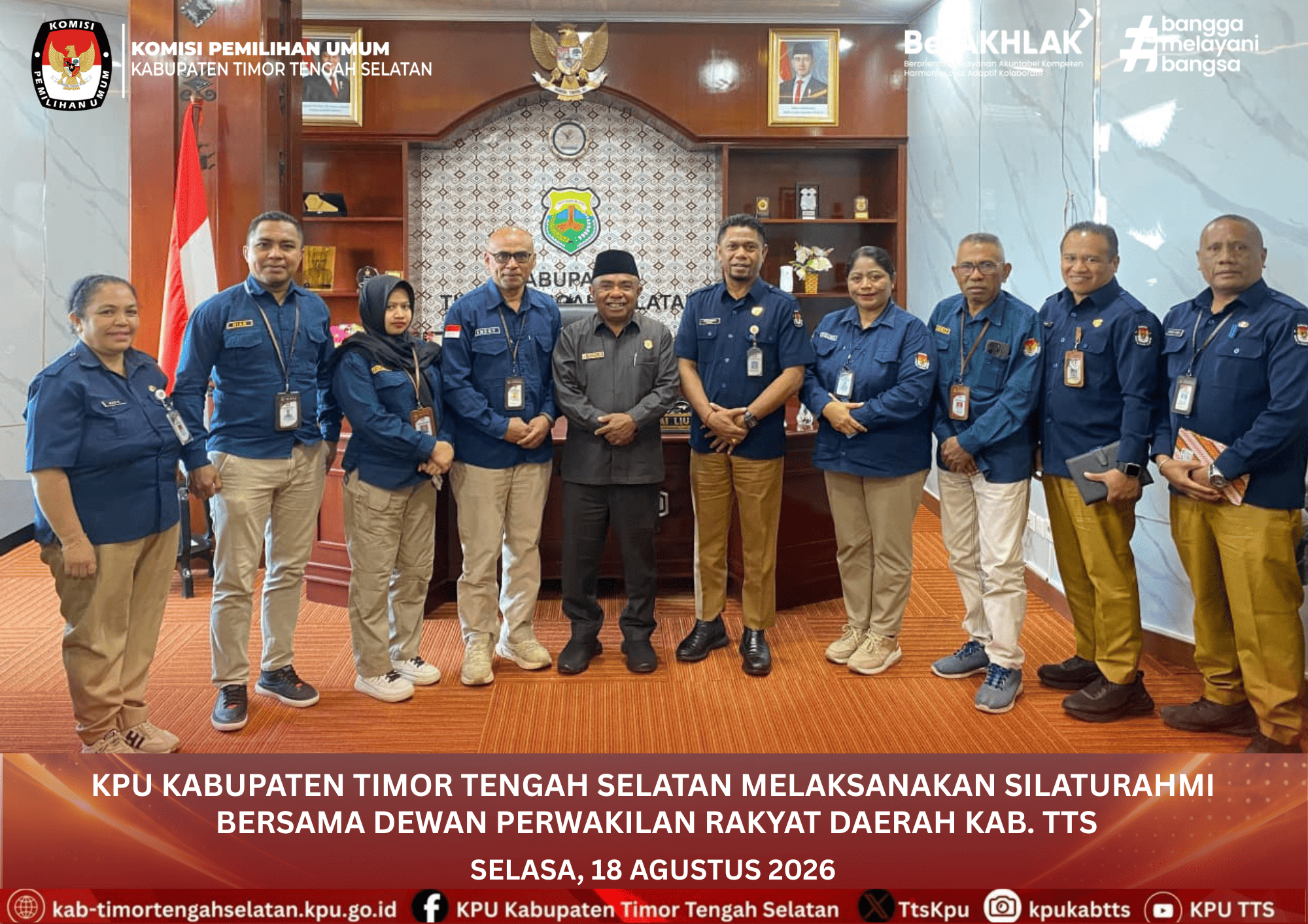 Silahturami bersama Dewan Perwakilan Rakyat Daerah Kabupaten Timor Tengha Selatan