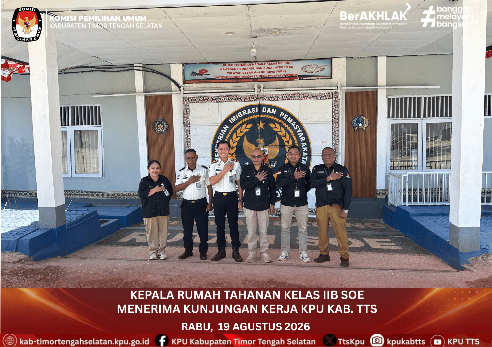 Kunjungan Kerja ke Rumah Tahanan Kelas IIB SoE